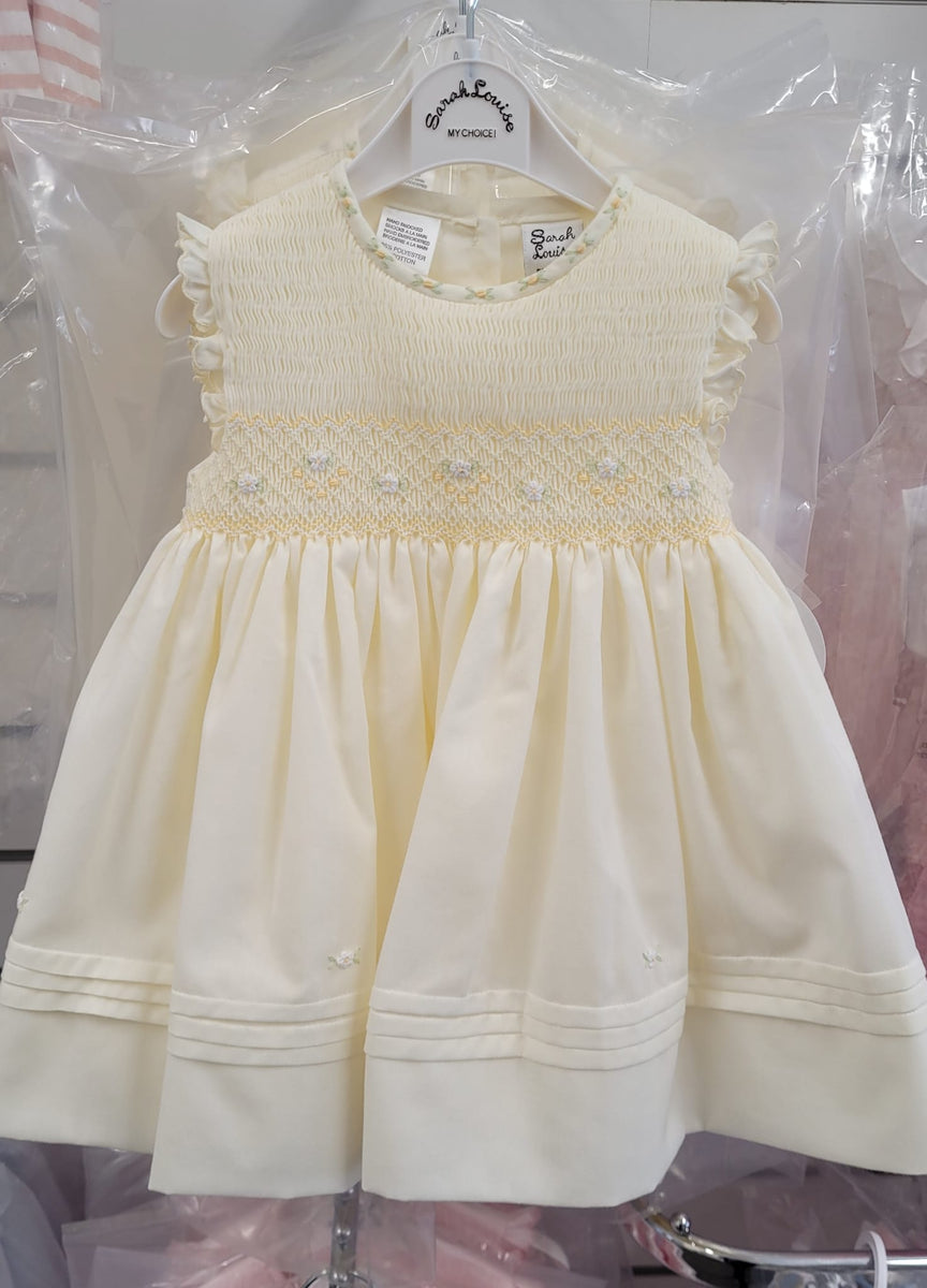 Sarah Louise lemon smock dress – Petite boutique children's wear