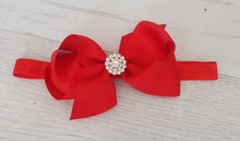 Load image into Gallery viewer, Red hair bow