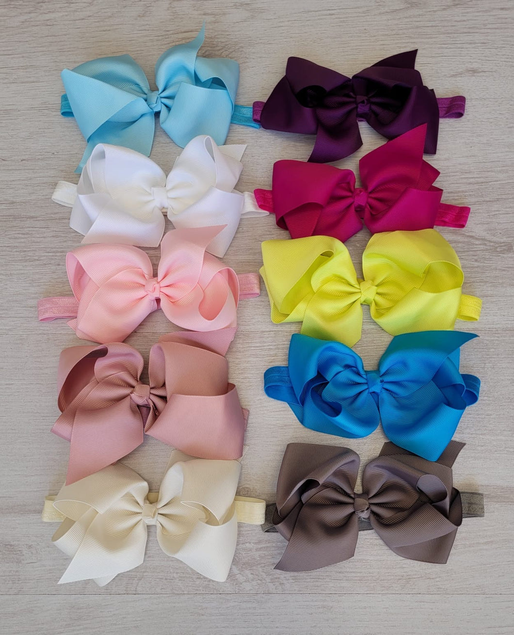 5inch bow headband bundle