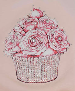 Peach/pink cupcake top & skirt set