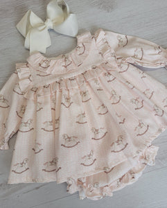Deolinda rocking horse dress & pants set