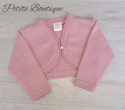 Spanish dusky pink bolero