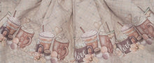 Load image into Gallery viewer, Beige hot drinks top &amp; skirt seti