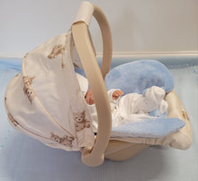 Load image into Gallery viewer, Teddy car seat &amp; doll bundle