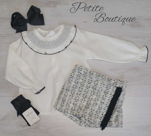 Calamaro shirt & skort set