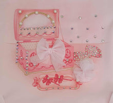 Load image into Gallery viewer, Caramelo pink jewellery box top &amp; legging set