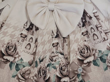 Load image into Gallery viewer, Beige castle top &amp; skirt set