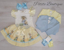Load image into Gallery viewer, Lemon bunny top &amp; skirt set