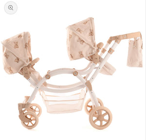 Roma teddy twin dolls pram🧸