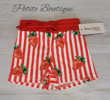 Load image into Gallery viewer, Boys strawberry swim shorts
