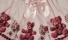 Load image into Gallery viewer, Pink Teddy top &amp; skirt set