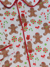 Load image into Gallery viewer, Boys gingerbread Christmas pyjamas🎄🎅🏻