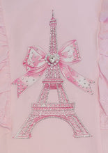 Load image into Gallery viewer, Pink Paris top, skirt &amp; headband set