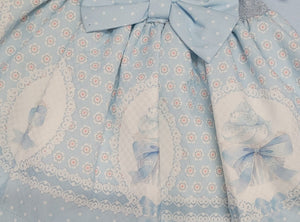 Light blue cupcake top & skirt set