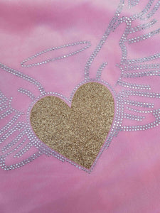 Baby pink velour zip hoodie & short set