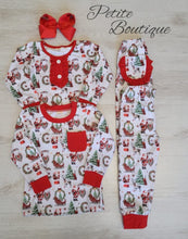 Load image into Gallery viewer, Girls Santa Christmas pyjamas🎅🏻