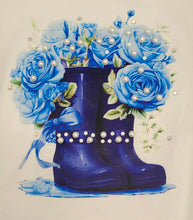 Load image into Gallery viewer, Navy wellies top &amp; skort set