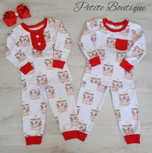 Load image into Gallery viewer, PRE ORDER GIRLS CAROUSEL CHRISTMAS PYJAMAS - ARRIVE APPROX 3-4WKS 🎄