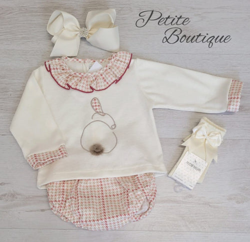 Spanish Calamaro bunny top & jam pant set