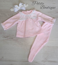 Load image into Gallery viewer, Calamaro pink/white 2pc set