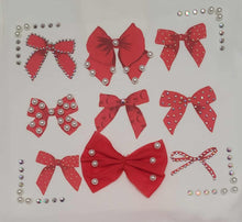 Load image into Gallery viewer, Caramelo red bows top &amp; legging set