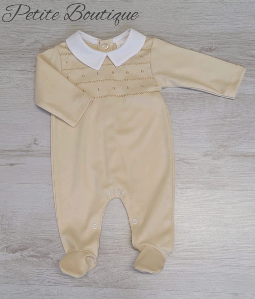 Spanish beige babygrow