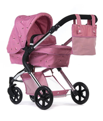 Roma darcie single dolls pram - dusky pink