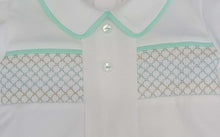 Load image into Gallery viewer, Spanish mint green smock top &amp; short set
