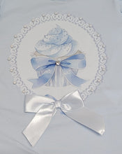 Load image into Gallery viewer, Light blue cupcake top &amp; skirt set