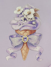 Load image into Gallery viewer, Lilac ice cream top, leggng &amp; headband set