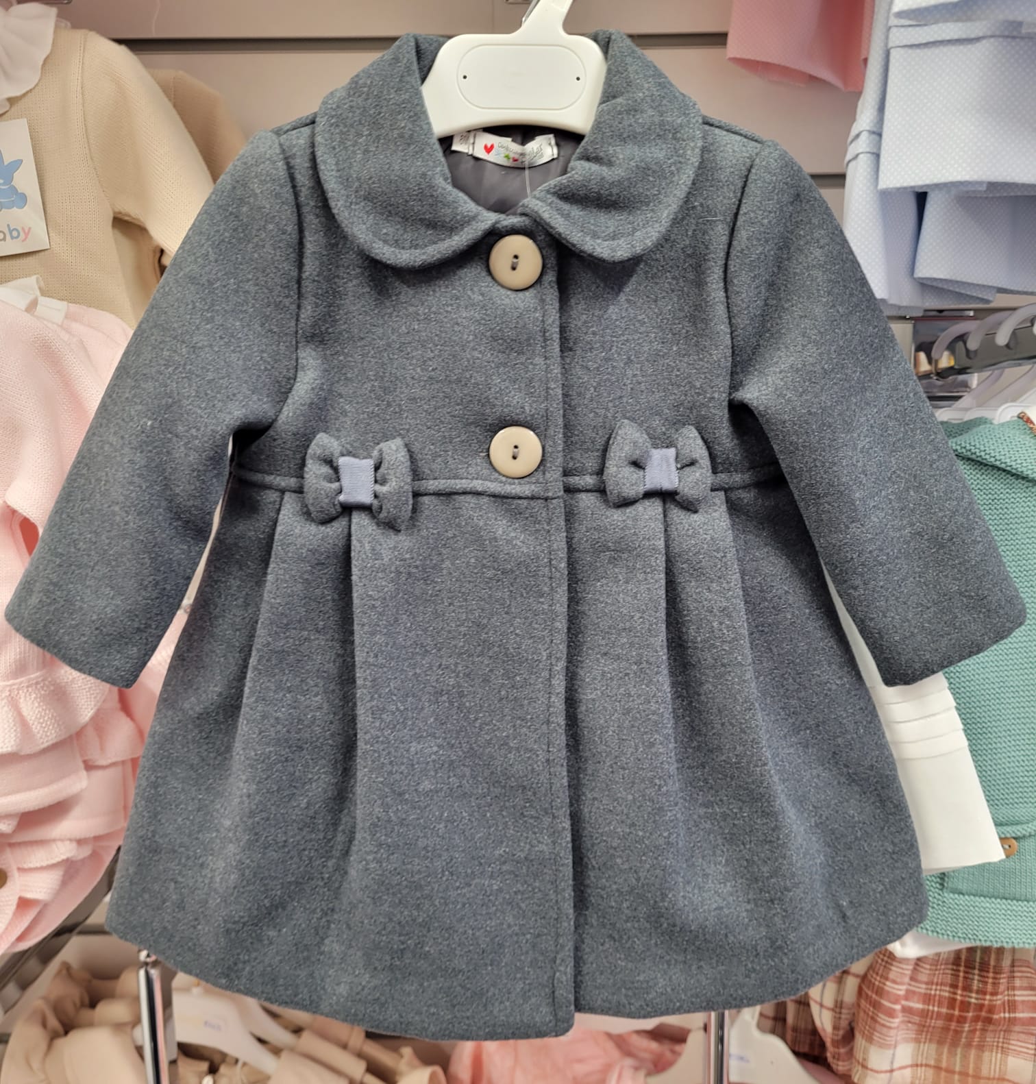 Girls hotsell grey coat