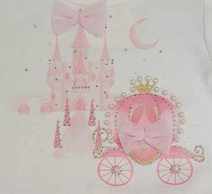 Caramelo pink ‘once upon a time’ top & legging set 🏰