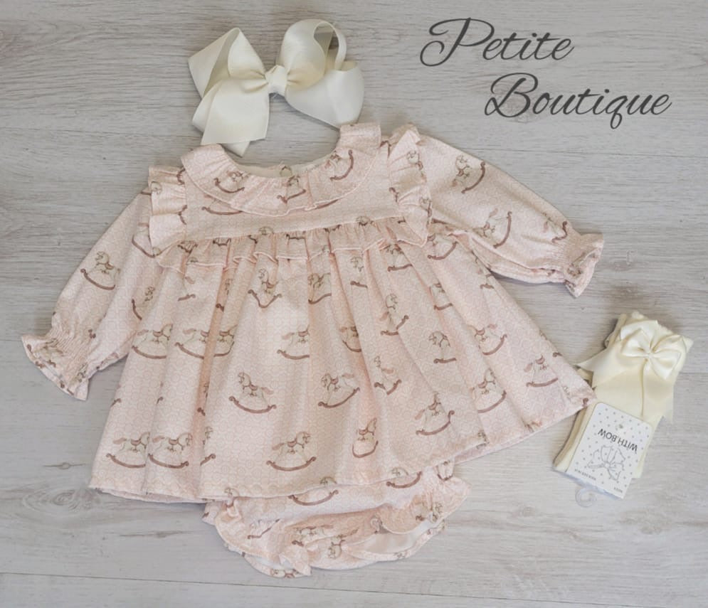 Deolinda rocking horse dress & pants set