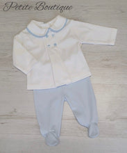 Load image into Gallery viewer, Spanish white/blue 2pc set