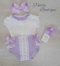 Load image into Gallery viewer, Spanish lilac jam pant &amp; shirt set