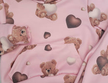 Load image into Gallery viewer, Pink teddy bear tracksuit