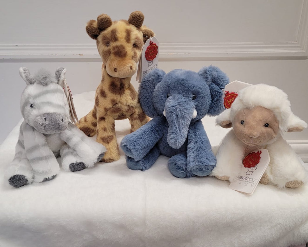 Keel toys animal soft teddies🤍