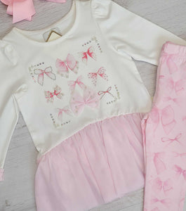 Caramelo ‘pretty in pink’🩷 top & legging set