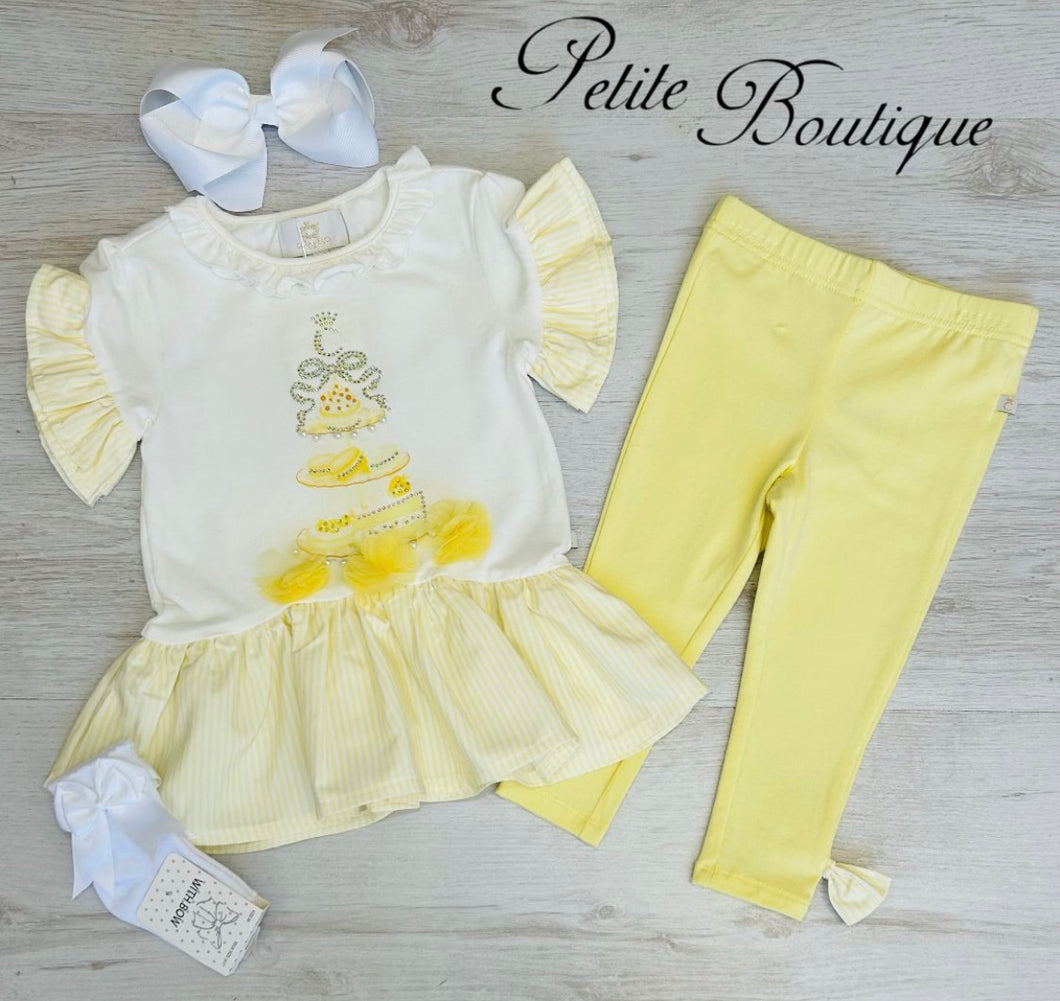 Caramelo lemon legging set