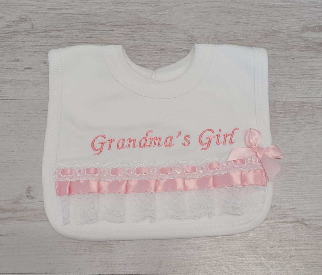 Grandma’s girl bib