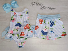 Load image into Gallery viewer, Boys berry print swim shorts