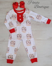 Load image into Gallery viewer, PRE ORDER GIRLS CAROUSEL CHRISTMAS PYJAMAS - ARRIVE APPROX 3-4WKS 🎄