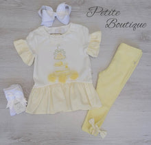 Load image into Gallery viewer, Caramelo lemon legging set