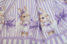Load image into Gallery viewer, Lilac bunny top, skirt &amp; headband set