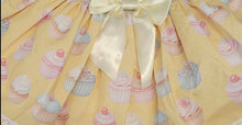 Load image into Gallery viewer, Lemon cupcake ruffle top &amp; skirt set