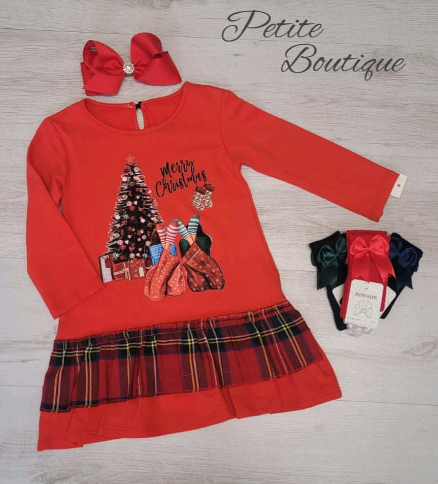 Girls boutique hot sale christmas dress