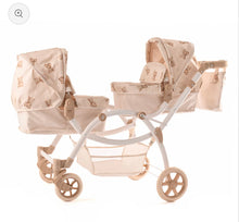 Load image into Gallery viewer, Roma teddy twin dolls pram🧸
