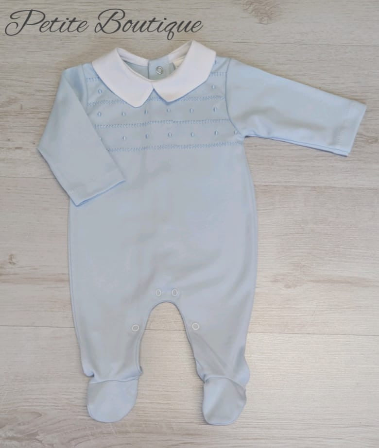 Spanish blue babygrow