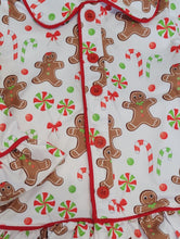 Load image into Gallery viewer, Ladies gingerbread Christmas pyjamas🎄🎅🏻