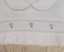 Load image into Gallery viewer, Spanish beige smock top &amp; jam pant set